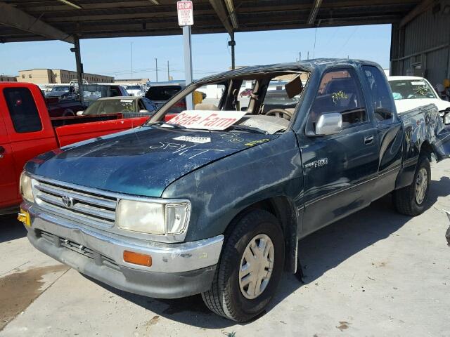 JT4TN12D1V0034833 - 1997 TOYOTA T100 XTRAC GREEN photo 2