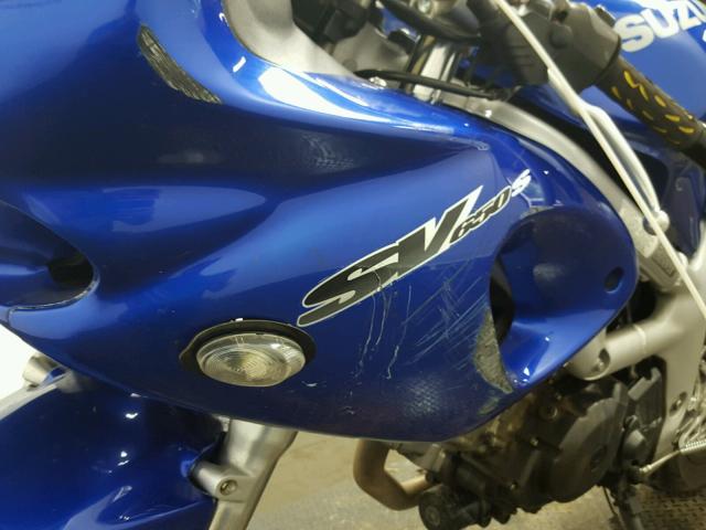 JS1VP52A012104444 - 2001 SUZUKI SV650 S BLUE photo 9