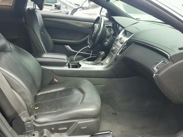 1G6DC1ED0B0156782 - 2011 CADILLAC CTS BLACK photo 5
