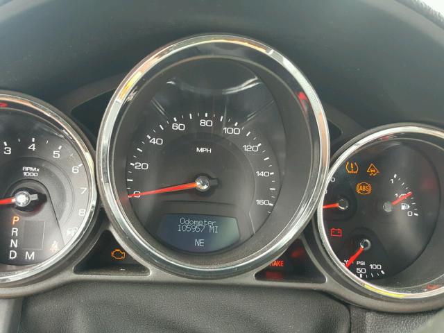 1G6DC1ED0B0156782 - 2011 CADILLAC CTS BLACK photo 8