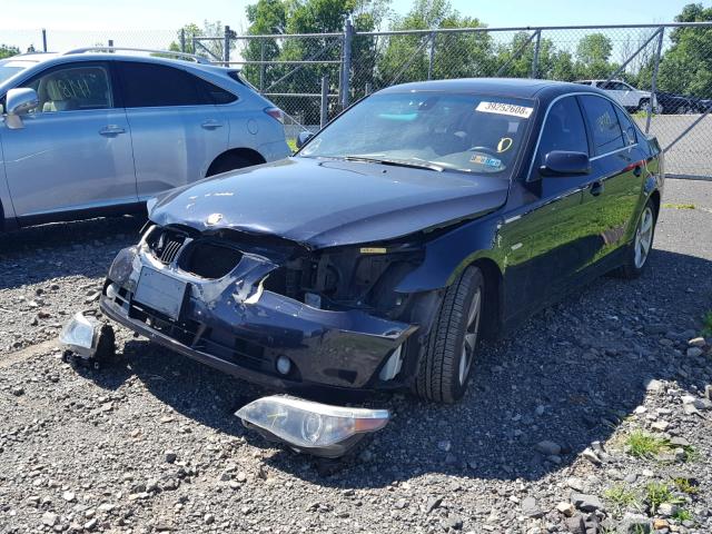 WBANF735X7CC34739 - 2007 BMW 530 XI BLUE photo 2