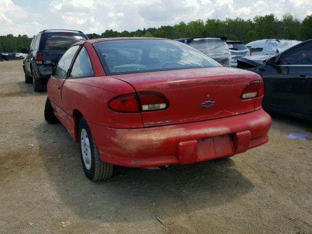 1G1JC1249X7264135 - 1999 CHEVROLET CAVALIER B RED photo 3