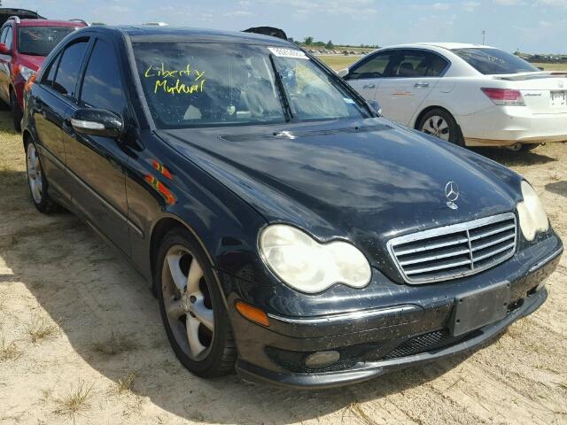 WDBRF52H86F744732 - 2006 MERCEDES-BENZ C GENERATI BLACK photo 1