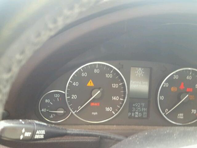 WDBRF52H86F744732 - 2006 MERCEDES-BENZ C GENERATI BLACK photo 8