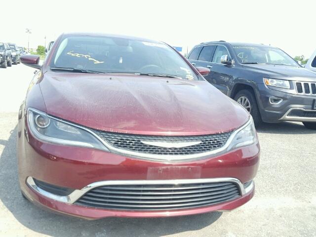 1C3CCCAB5FN567097 - 2015 CHRYSLER 200 LIMITE BURGUNDY photo 10