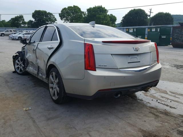 1G6AB5RX4F0101601 - 2015 CADILLAC ATS LUXURY GOLD photo 3