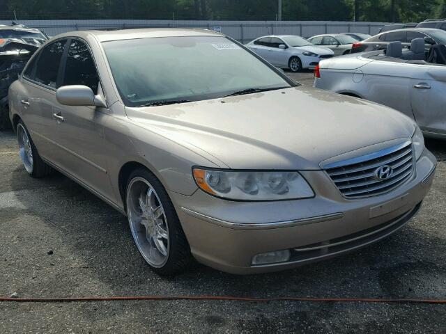 KMHFC46F06A131772 - 2006 HYUNDAI AZERA SE GOLD photo 1