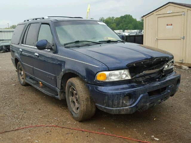 5LMEU27R92LJ12879 - 2002 LINCOLN NAVIGATOR BLUE photo 1