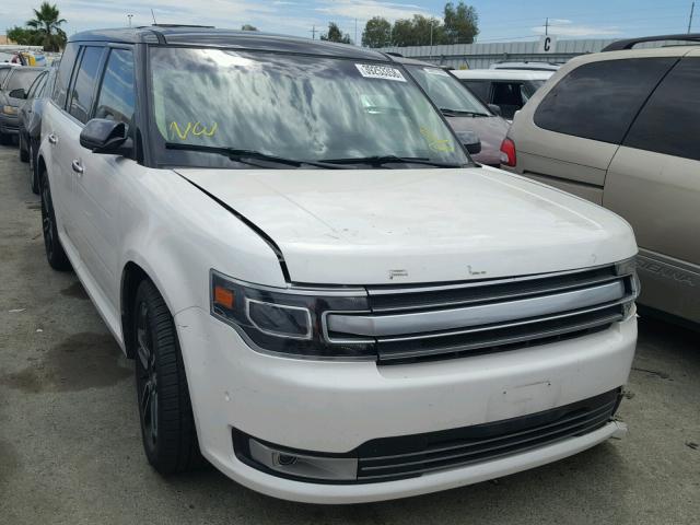 2FMHK6DT2DBD19064 - 2013 FORD FLEX LIMIT WHITE photo 1