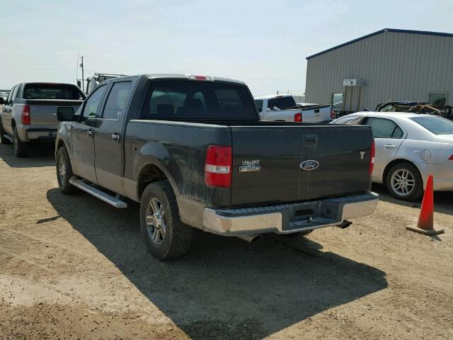 1FTRW12W45FA64608 - 2005 FORD F150 BROWN photo 3