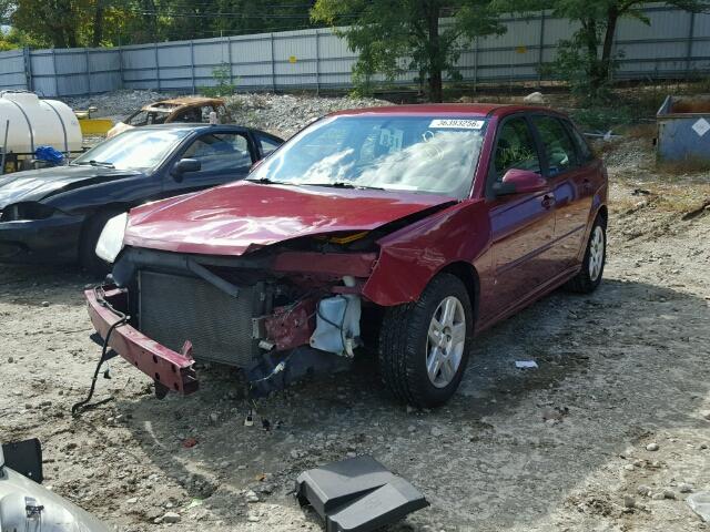 1G1ZT68N97F110479 - 2007 CHEVROLET MALIBU MAX RED photo 2