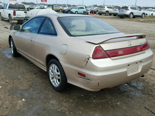 1HGCG22532A019850 - 2002 HONDA ACCORD TAN photo 3