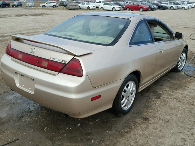 1HGCG22532A019850 - 2002 HONDA ACCORD TAN photo 4