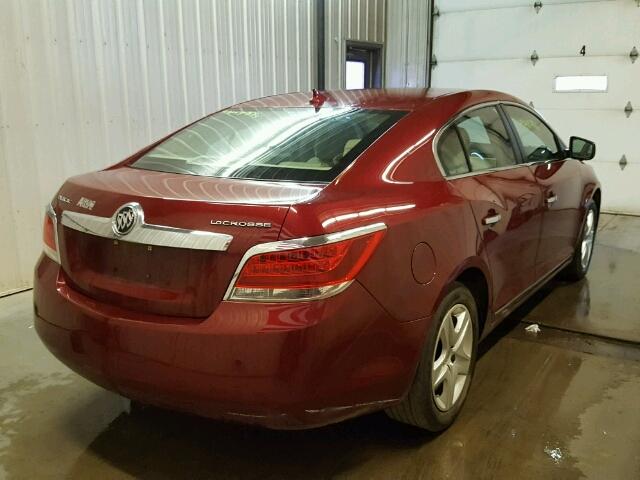 1G4GA5GD4BF283242 - 2011 BUICK LACROSSE C RED photo 4