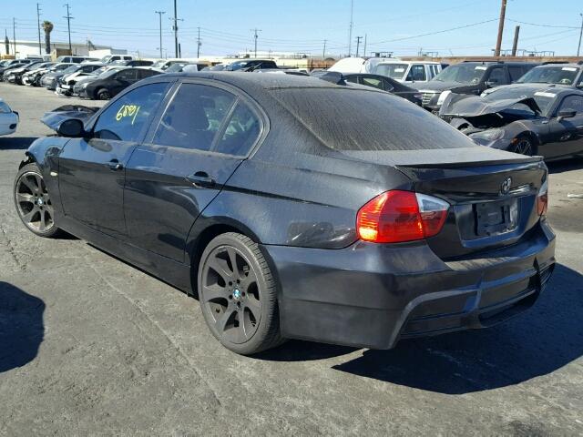 WBAVB73578FV75766 - 2008 BMW 335 I CHARCOAL photo 3