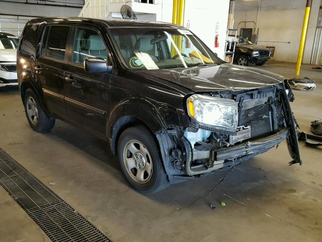 5FNYF48269B052472 - 2009 HONDA PILOT LX BLACK photo 1