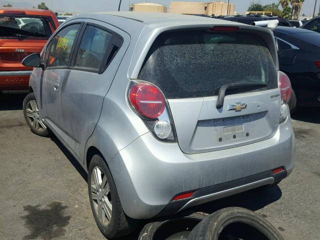 KL8CD6S91DC584079 - 2013 CHEVROLET SPARK 1LT SILVER photo 3