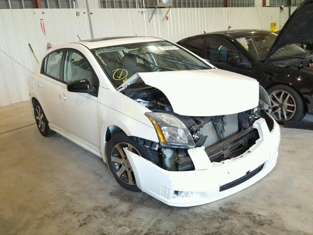 3N1AB6AP0CL608804 - 2012 NISSAN SENTRA 2.0 WHITE photo 1