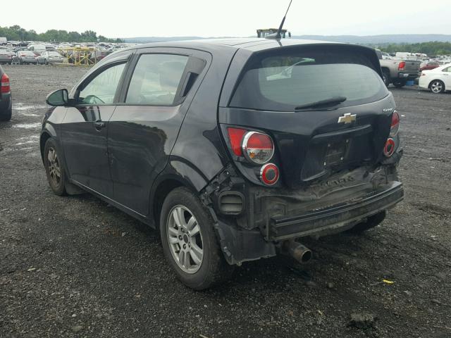 1G1JB6SH0C4101081 - 2012 CHEVROLET SONIC LS GRAY photo 3