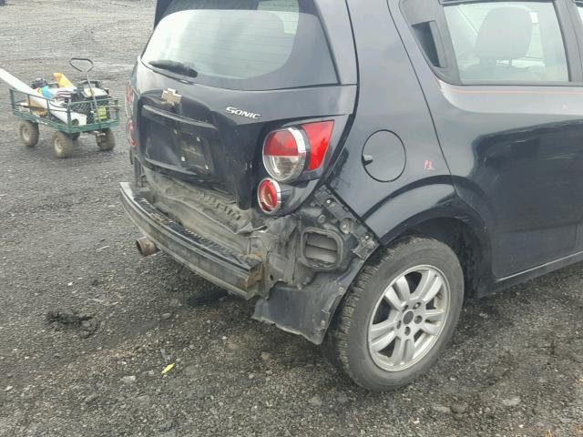 1G1JB6SH0C4101081 - 2012 CHEVROLET SONIC LS GRAY photo 9