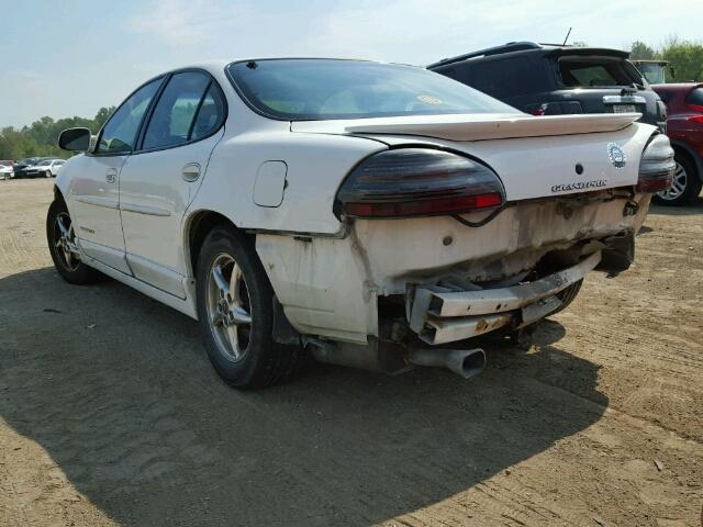 1G2WP52K52F112525 - 2002 PONTIAC GRAND PRIX WHITE photo 3