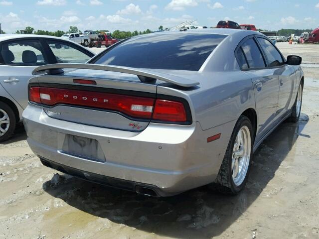 2B3CL5CT3BH520202 - 2011 DODGE CHARGER R/ SILVER photo 4