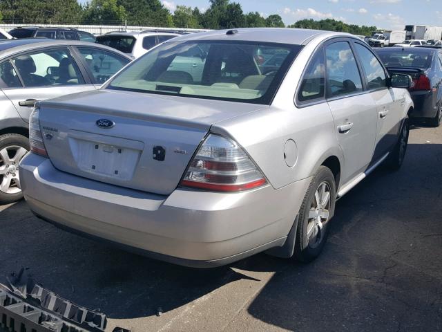 1FAHP24W09G123543 - 2009 FORD TAURUS SEL GRAY photo 4