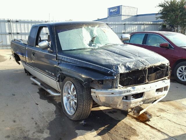 3B7HC13Y2TG160317 - 1996 DODGE RAM 1500 BLACK photo 1