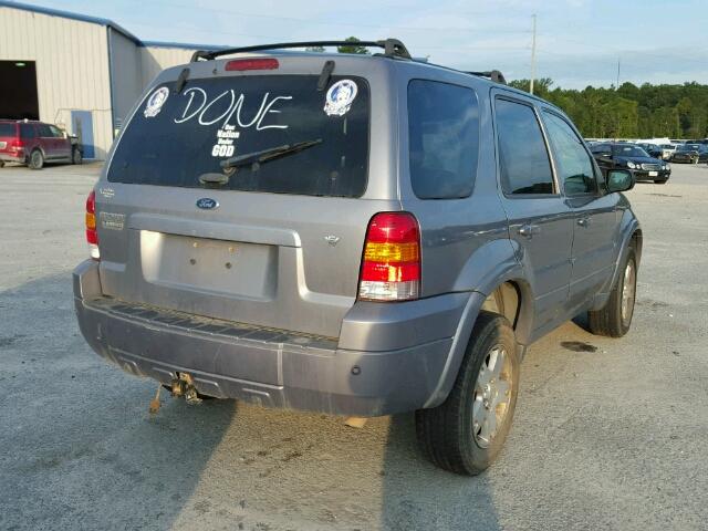 1FMCU94147KA13482 - 2007 FORD ESCAPE SILVER photo 4