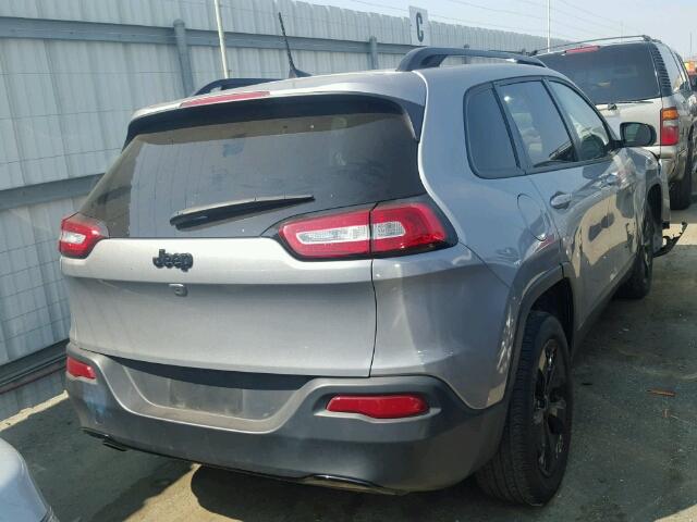 1C4PJLCB2GW127432 - 2016 JEEP CHEROKEE L SILVER photo 4