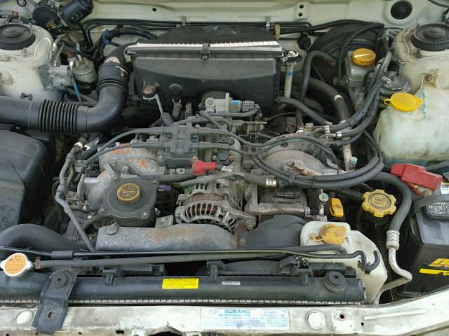 JF1SF65572H702664 - 2002 SUBARU FORESTER S WHITE photo 7