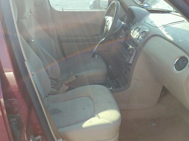 3GNDA13D17S626041 - 2007 CHEVROLET HHR LS მუქწითელი ფოტო 5