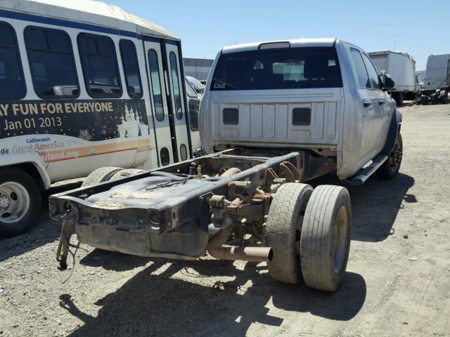 3C7WDLEL4CG214950 - 2012 DODGE RAM 4500 S SILVER photo 4