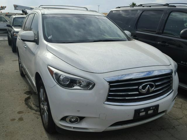 5N1AL0MM0DC344680 - 2013 INFINITI JX35 BASE WHITE photo 1