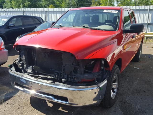 1D7RV1GP3BS561565 - 2011 DODGE RAM 1500 RED photo 2