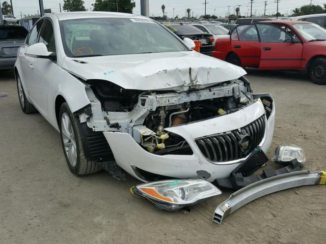 2G4GP5EX5G9149769 - 2016 BUICK REGAL PREM WHITE photo 1