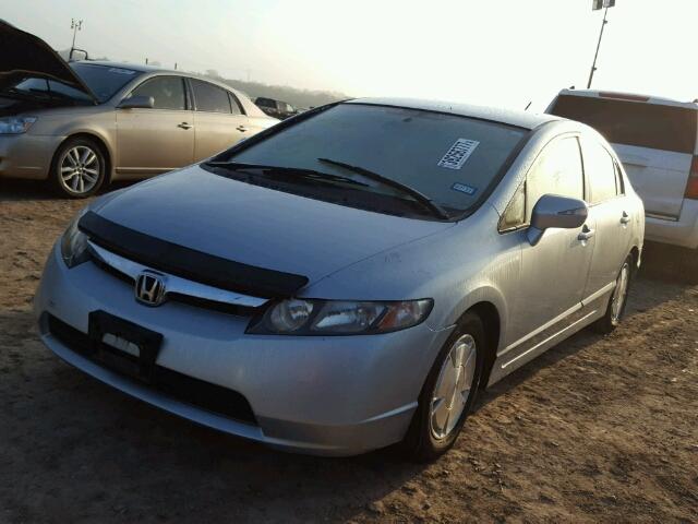 JHMFA36216S013272 - 2006 HONDA CIVIC HYBR BLUE photo 2