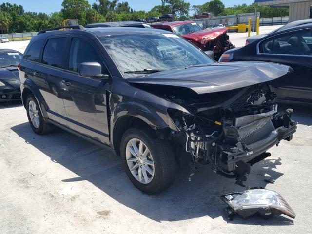 3C4PDCBG0GT206382 - 2016 DODGE JOURNEY SX GRAY photo 1