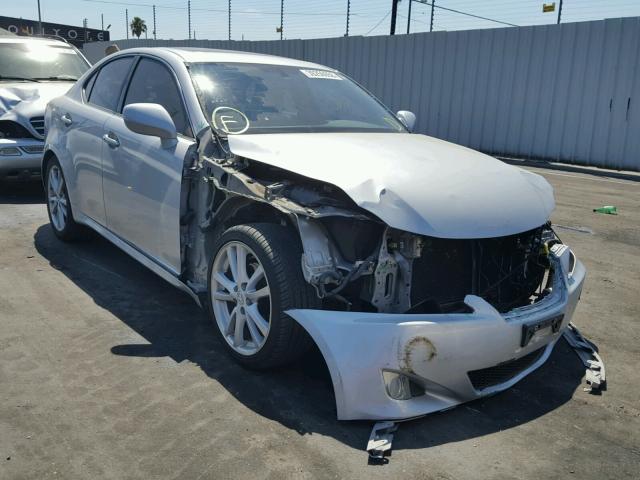 JTHBK262562018481 - 2006 LEXUS IS 250 SILVER photo 1