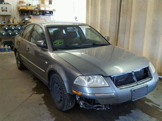 WVWTH63BX3P433939 - 2003 VOLKSWAGEN PASSAT GLX GRAY photo 1