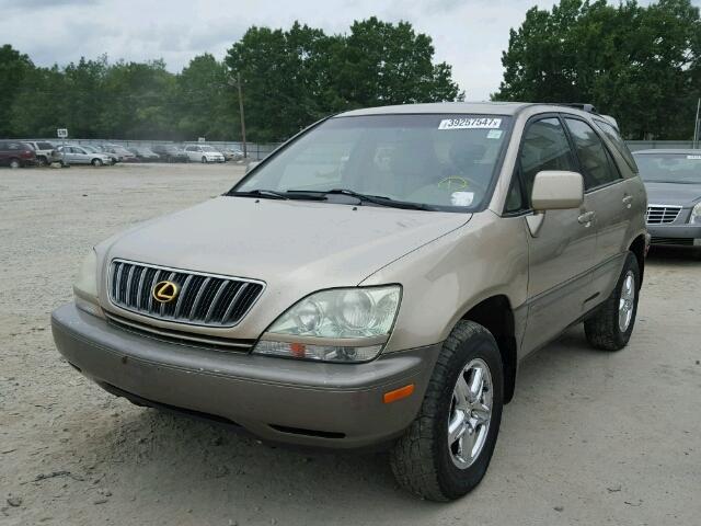 JTJHF10U320248625 - 2002 LEXUS RX 300 GOLD photo 2