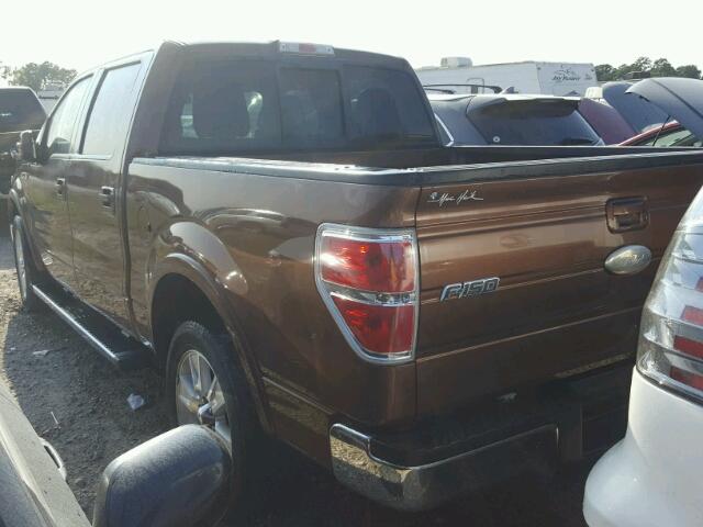 1FTFW1CF3BKE03914 - 2011 FORD F150 SUPER BROWN photo 3