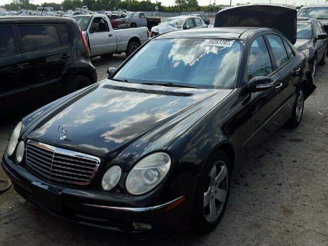 WDBUF70J53A167405 - 2003 MERCEDES-BENZ E 500 BLACK photo 2