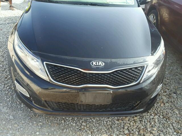 5XXGM4A71FG458689 - 2015 KIA OPTIMA BLACK photo 9