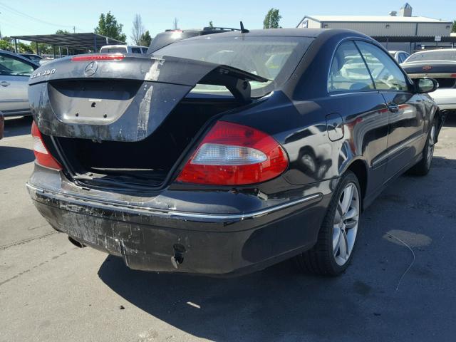 WDBTJ56H58F239734 - 2008 MERCEDES-BENZ CLK 350 BLACK photo 4