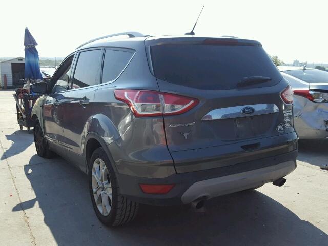 1FMCU0JX6EUA29155 - 2014 FORD ESCAPE TIT GRAY photo 3