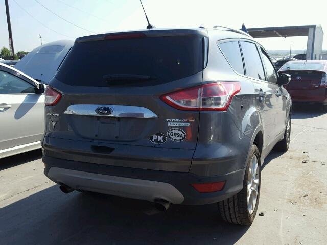 1FMCU0JX6EUA29155 - 2014 FORD ESCAPE TIT GRAY photo 4