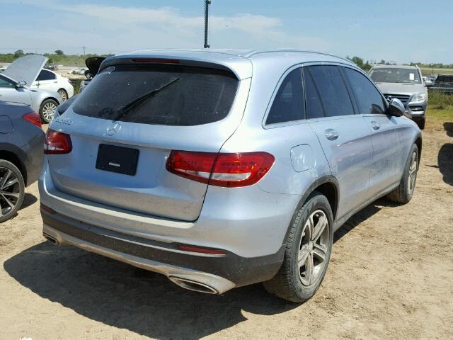 WDC0G4JB7GF107616 - 2016 MERCEDES-BENZ GLC 300 SILVER photo 4