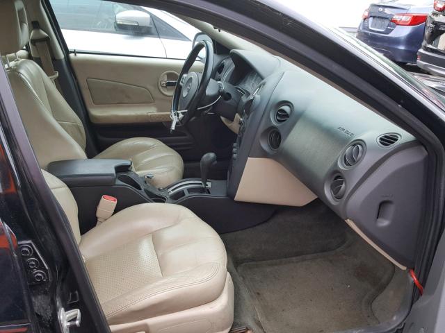 2G2WS542151332705 - 2005 PONTIAC GRAND PRIX BLACK photo 5