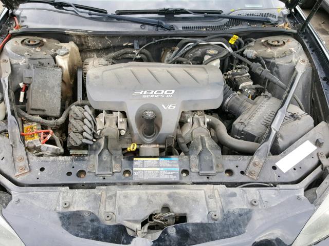 2G2WS542151332705 - 2005 PONTIAC GRAND PRIX BLACK photo 7